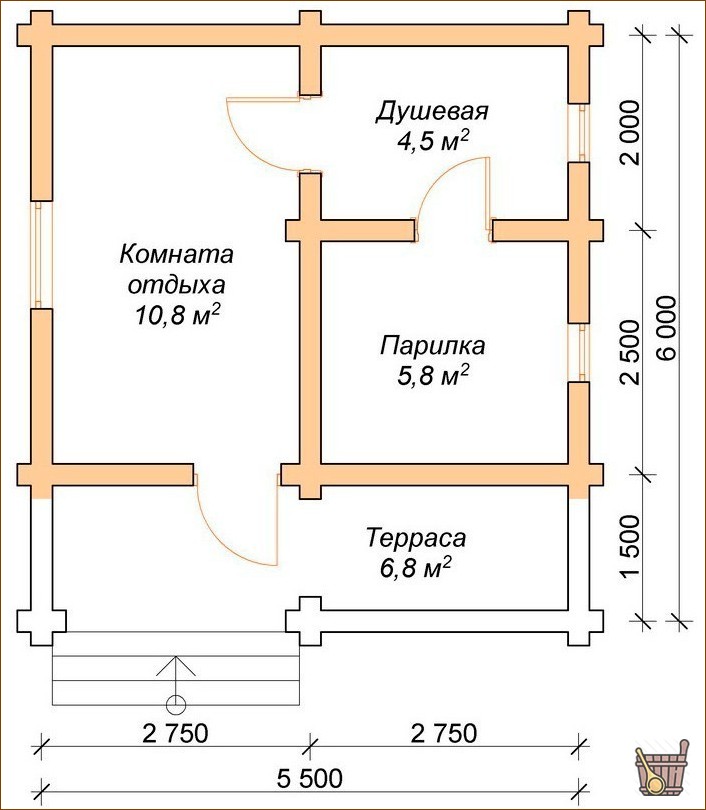 Баня из лиственницы: особенности материала, нюансы строительства, эксплуатация (баня, лиственница, особенности, материал) Баня из лиственницы: особенности материала, нюансы строительства, эксплуатация