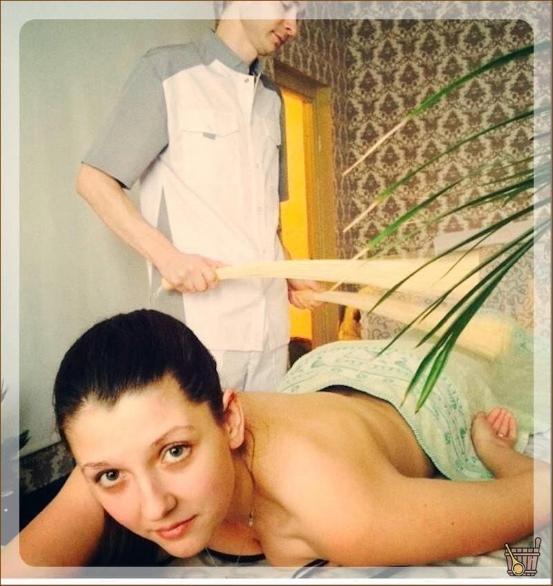 Массаж бамбуковым веником