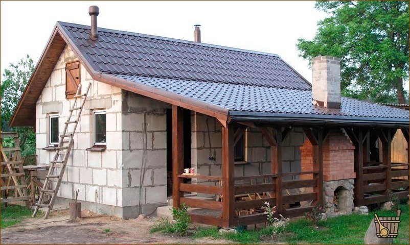 Баня из пеноблоков — особенности материала, этапы строительства, полезные советы