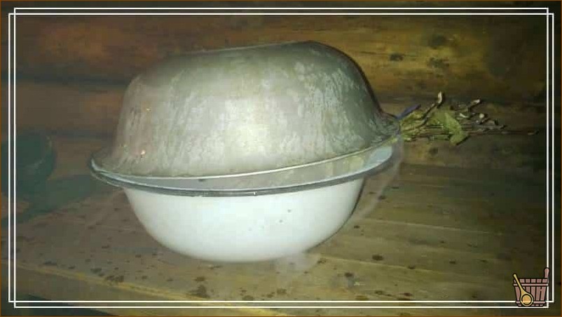 Как запарить веник для бани (пар, веник, баня) таз с метлой