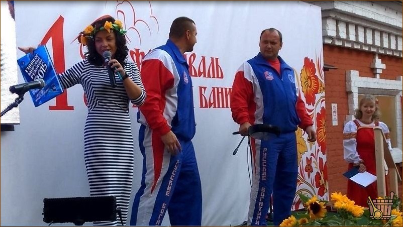 Русские богатыри на Банном фестивале в Сандунах