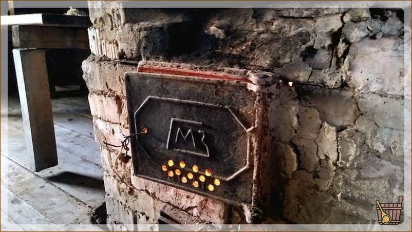Дачная баня в Кеннице, Архангельская область, фото (дачная, баня, Кенница, Архангельск) печь
