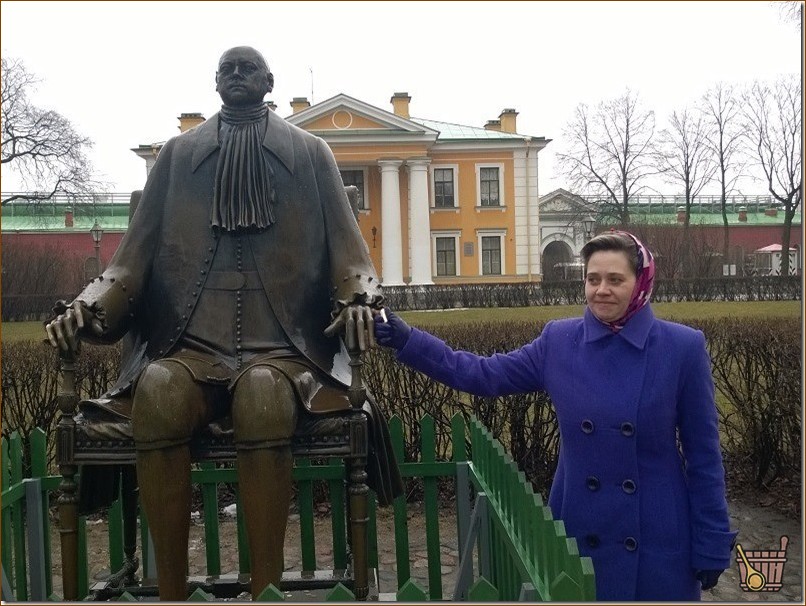 Памятник Петру I в Петропавловке