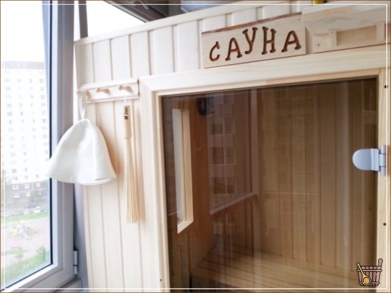 сауна на балконе