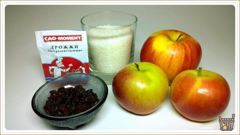 Квас из яблок