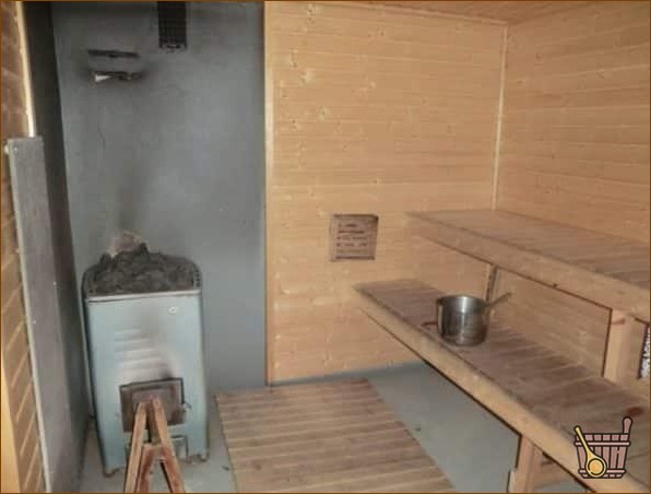 Планы бани 5*4 - раздельные помывочная и парная, фото тридцать (план, баня, мойка, парилка) Планы бани 5*4