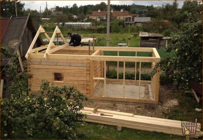 Планы бани 5*4 - раздельные помывочная и парная, фото тридцать (план, баня, мойка, парилка) Планы бани 5*4