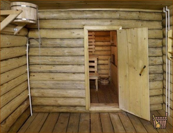 Планы бани 5*4 - раздельные помывочная и парная, фото тридцать (план, баня, мойка, парилка) Планы бани 5*4 - раздельные помывочная и парилка, тридцать фото
