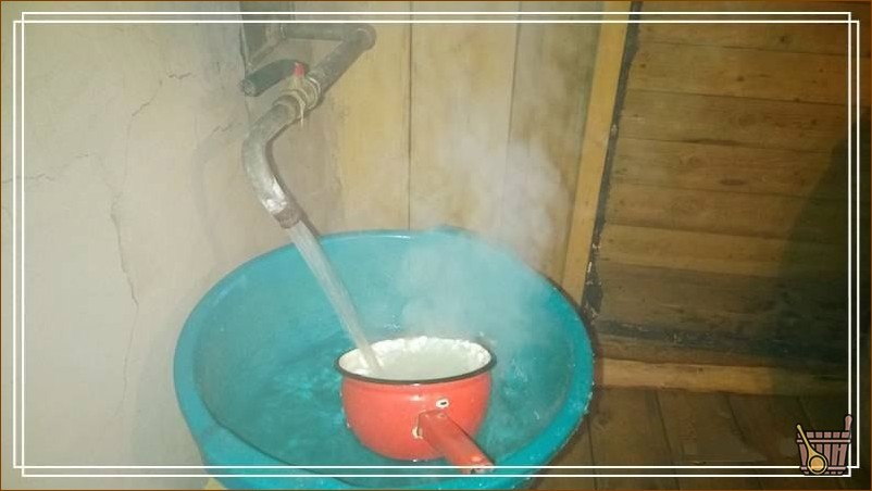 Сила воды в бане (мощность, баня) горячая вода в бане