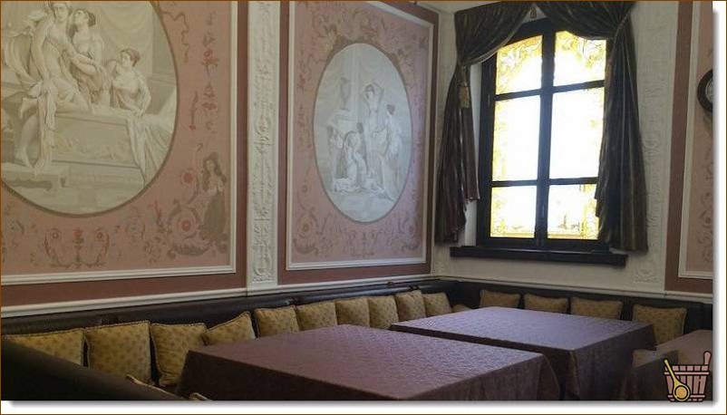 Сандуновские бани - несколько интересных фактов (Сандуновские бани, несколько, интересно) Роспись стен в Сандунах