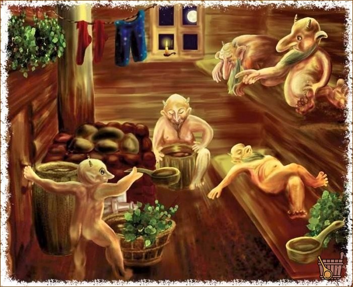 Духи в бане