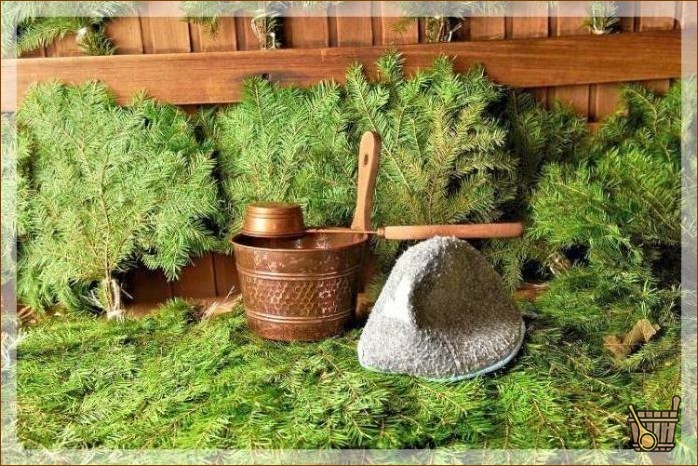 Еловый веник для бани
