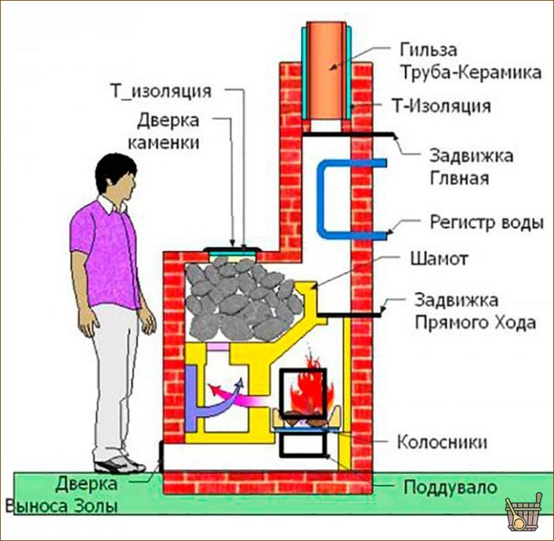 Кирпичная печь для бани: разновидности, конструктивные особенности, правила строительства (кирпичная, печь, баня, особенности) Кирпичная печь для бани: разновидности, конструктивные особенности, правила строительства