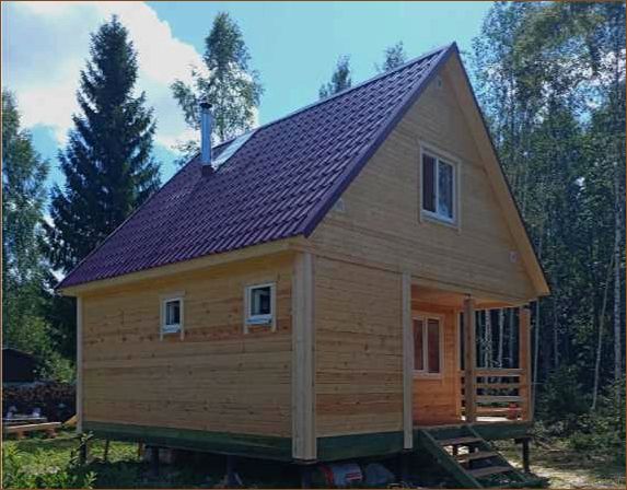 Строим баню из бруса своими руками