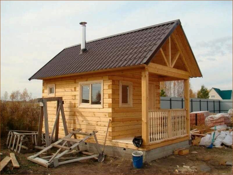 Строим баню из бруса своими руками
